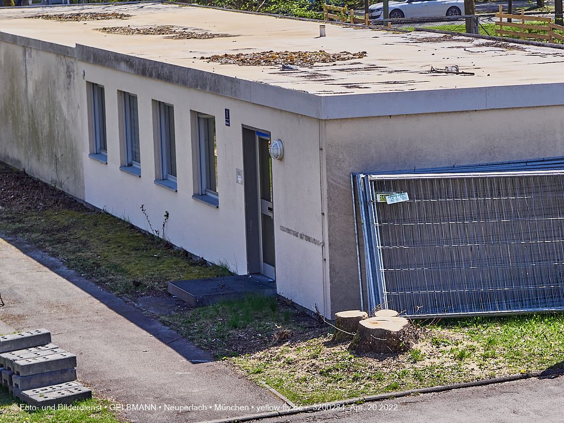 20.04.2022 - Baustelle am Haus für Kinder in Neuperlach